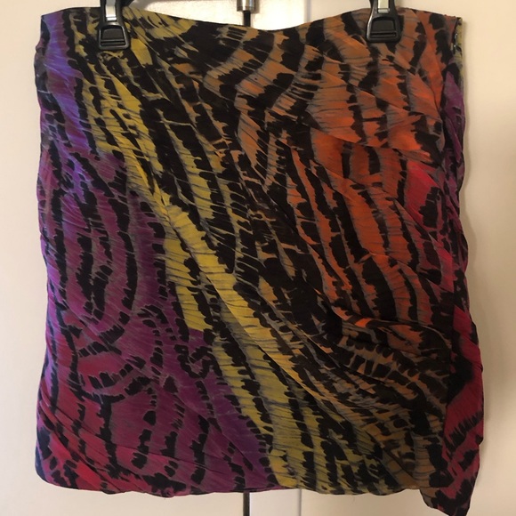 Diane Von Furstenberg Vintage Silk Skirt - Picture 1 of 2